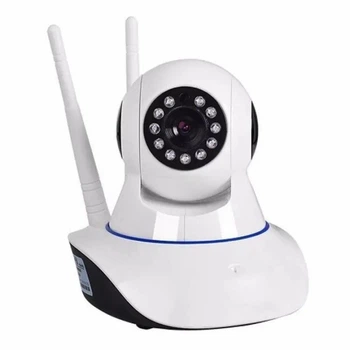 Бездротова поворотна WIFI IP камера SMART PRO-Q5, з датчиком руху та нічним баченням, біла