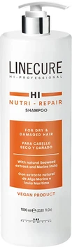 Шампунь восстанавливающий для поврежденных волос HI Hipertin Linecure Vegan Nutri-Repair 1 л (8430190047769)