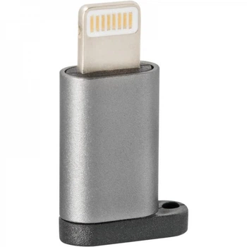 Переходник Optima A3 MicroUSB -> Lightning Aluminium