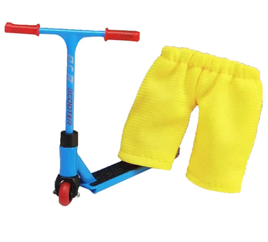 Фінгерсамокат із штанцями Scooter Blue