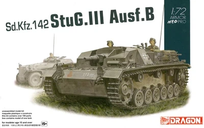 Сборная модель 1/72 ПТУ Sd.Kfz.142 StuG.III Ausf.B w/Neo Track Dragon 7636