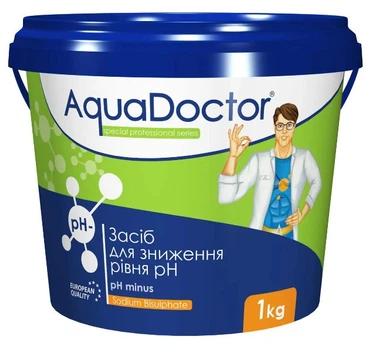 Корекція (зниження) кислотно-лужного балансу води AquaDoctor pH Minus 1 кг