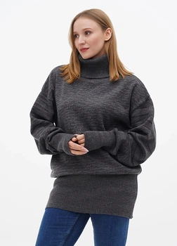 Светр Only Women (94-GFmo-01-03-Dark-gray-M (mega oversize))