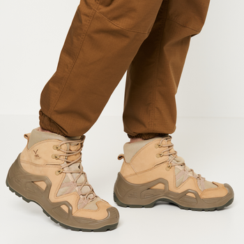 Чоловічі тактичні черевики з Gore Tex Vogel 1492-bej 40 25.5 см Бежевые (7488740074770)