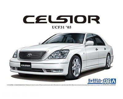 Сборная модель 1/24 автомобиль Toyota UCF31 Celsior 2005 Aoshima 06508