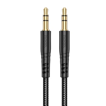 Кабель Hoco Smooth AUX audio Cable UPA24 |1m| чорный