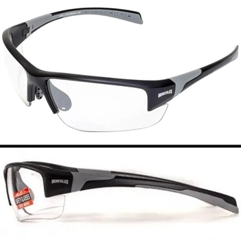 Защитные тактические очки Global Vision открытые стрелковые очки Hercules-7 (clear) прозрачные