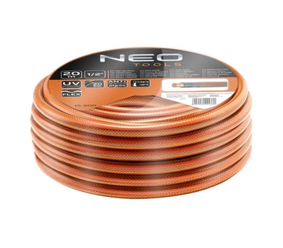 Садовий шланг для поливу 1/2" 20 м 4-шаровий Neo Tools 15-800
