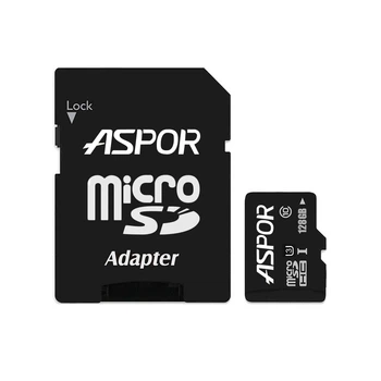 Карта памяти ASPOR MicroSDHC 128GB UHS-III (Class 10)+SD adapter