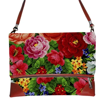 Сумка на плече жіноча Pretty Цветы, вышивка (SKL_14A057_KR)