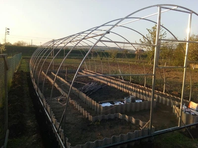 Каркас теплицы "Дарина усиленная" 4х8м, труба 30х30мм