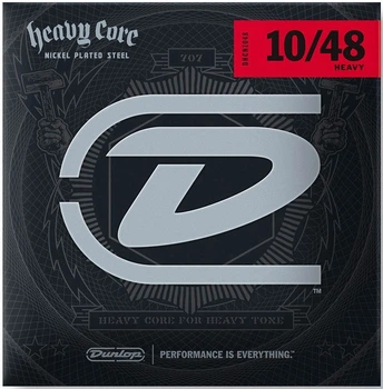 Струны для электрогитар DUNLOP DHCN1048 HEAVY CORE ELECTRIC GUITAR STRINGS (10-48)
