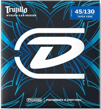 Струны для бас-гитар DUNLOP RTT45130T ROBERT TRUJILLO STAINLESS STEEL TAPERED BASS (45-130)