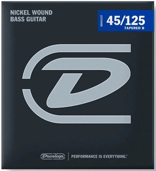 Струны для бас-гитары DUNLOP DBN45125T NICKEL PLATED STEEL MEDIUM 5-STRING TAPERED B (45-125)