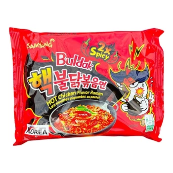 Локшина рамен дуже гостра Samyang Buldak 2x Spicy 140 грам