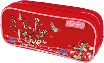 Пенал Herlitz Double Vintage Love 2 отделения (50038466L)