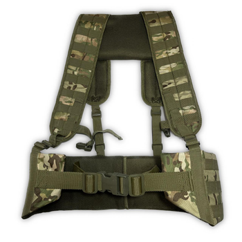 Ремінна-плечова система (РПС) комплект з відкритими підсумками (10 позицій) "XL" мультикам