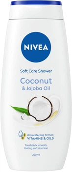 Гель-догляд для душу NIVEA Кокос та олія жожоба 250 мл (4006000004938/9005800223018)