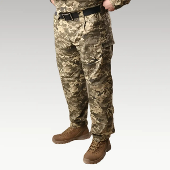 Штани УСТАВНІ ЗСУ ММ-14 Ріп-Стоп вафелька, тактичні штани піксель ШП-РС200 Розмір 50