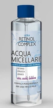 Мицеллярная вода со слизью улиток и гиалуроновой кислоты Retinol Complex, 400 мл