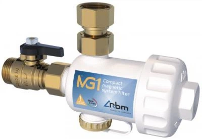 Магнітний фільтр 3/4" MG1 під котлом RBM Білий