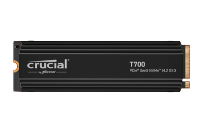 Dysk SSD Crucial T700 z radiatorem 1TB NVMe 2.0 M.2 2280 PCIe Gen5 x4 3D NAND TLC (CT1000T700SSD5)