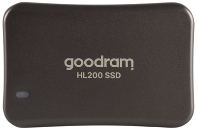 Dysk SSD Goodram HL200 1TB USB 3.2 Type-C TLC Czarny (SSDPR-HL200-01T) Zewnętrzny
