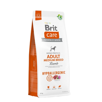 Сухой корм для взрослых собак средних пород Brit Care Adult Medium Breed Lamb & Rice