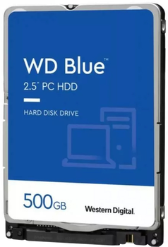 Dysk twardy Western Digital Blue 500 GB 5400 obr./min 128 MB WD5000LPZX 2.5" SATA III