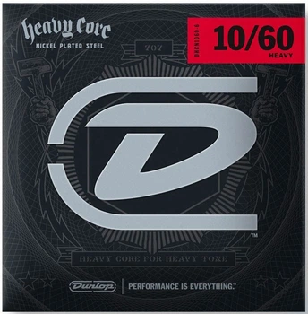 Струны для электрогитары Dunlop DHCN10606 Heavy Core Electric Guitar Strings (10-60)