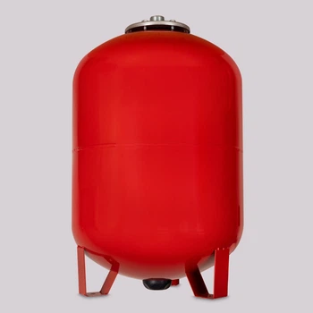 Розширювальний бак 60л вертикальний INNOVATECH (з фланцем) 60л червоний (INTVF 60/10 red)