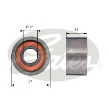 Ролик натяж/напр.ГРМ Ducato 2.5D 86>02/2.8JTD00> Iveco/Boxer/Jumper/Master/Movano Gates (T41178)