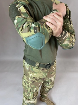 Тактична військова сорочка Убакс (UBACS) CORD (з налокітником), бойова сорочка, мультикам 54
