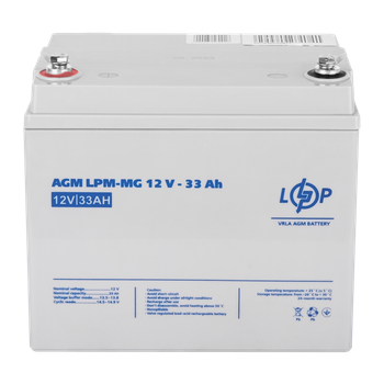 Аккумулятор мультигелевый AGM LPM-MG 12V - 33 Ah для TESLA