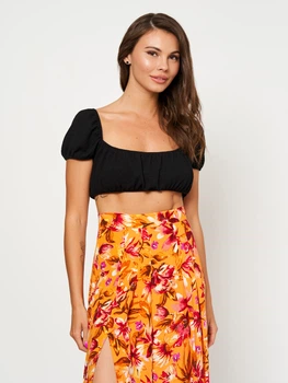 Топ женский H&M 0975192 L Черный (SZ2000215060071)