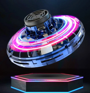 Игрушка для детей Спиннер FLY Летающая тарелка 46 г 180 mAh Синий (861FUSPNR) TIN66