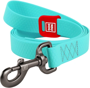 Повідець для собак водостійкий Collar WAUDOG Waterproof, світонакоплювальний, L-XXL, Ш 25 мм, Дов 183 см (2721)