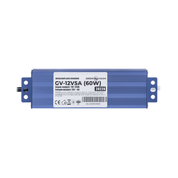 Импульсный блок питания герметичный GV-12V5А (60W) бесперебойное питание для квартиры и дома