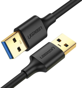 Кабель Ugreen US128 USB-A 3.0 - USB-A 3.0, 2 m Black 10371 (90403224)