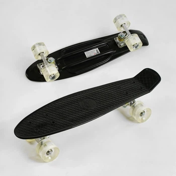 Скейт Пенни борд 76761 (8) Best Board, СВЕТ, доска=55см, колёса PU d=6см