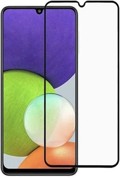 Защитное стекло 5D на весь экран для Samsung A22 4G (A225) Black