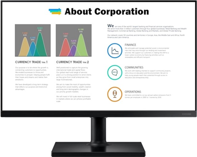 Монитор 27" Samsung LF27T450FZUXEN