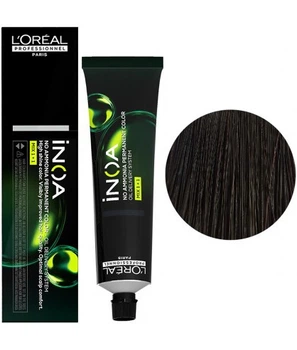 Краска без аммиака L'Oreal Inoa 4.0 шатен интенсивный 60 мл