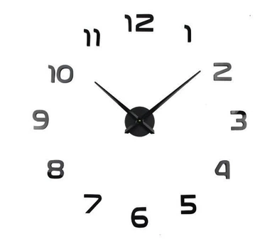 Настенные часы 3D DIY CLOCK "Сделай сам" маленькие с цифрами