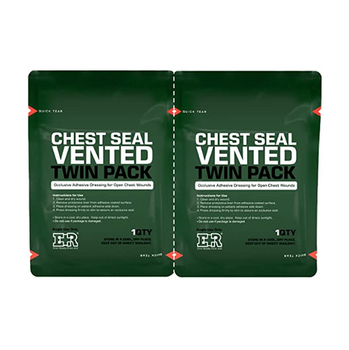 Оклюзійна наліпка за клапаном E+R Chest Seal Vented Twin Pack (2шт)