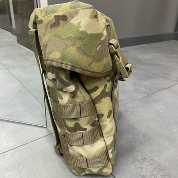 Тактический подсумок-рюкзак сухарный с Молли, Мультикам, Cordura 1000D