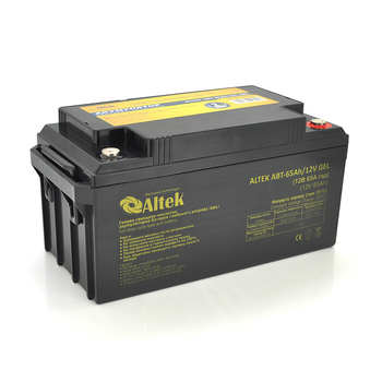Аккумуляторная батарея Аltek ASK 12V 65Ah GEL (350*167*173)