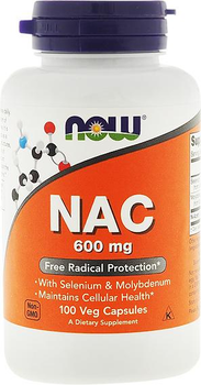 Харчова добавка Now Foods NAC N-Ацетил-L-Цистеїн 100 к (733739000859)