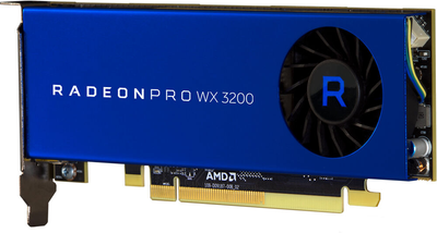 AMD PCI-Ex Radeon Pro WX 3200 4GB GDDR5 (128bit) (4 x miniDisplayPort) (100-506095)