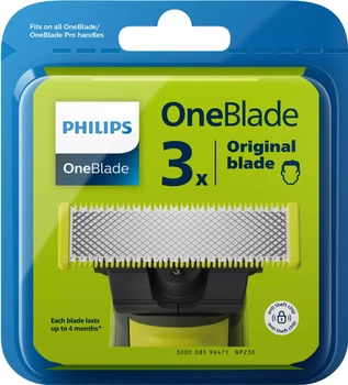 Змінні леза Philips OneBlade QP230/50 3 шт (8710103821977)